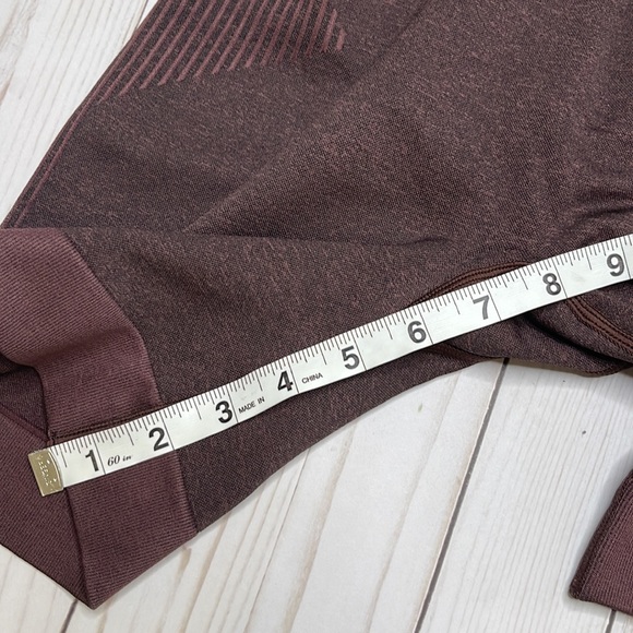 NWT. Pursue Fitness ADAPT seamless shorts.  Size MEDIUM.  Color:  Black Cherry. - Picture 7 of 11